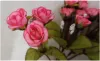 High-end faux silk fabric 15-head pomegranate rose wall cabinet for wedding decoration Specification image